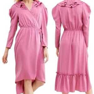 Current Air for Anthropology Wrap Dress Size Small